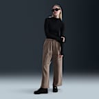 ★★Nike★★ Sportswear Mid-Rise Oversized Open Hem French T Nike Sportswear Women's Mid-Rise Oversized Open-Hem French
